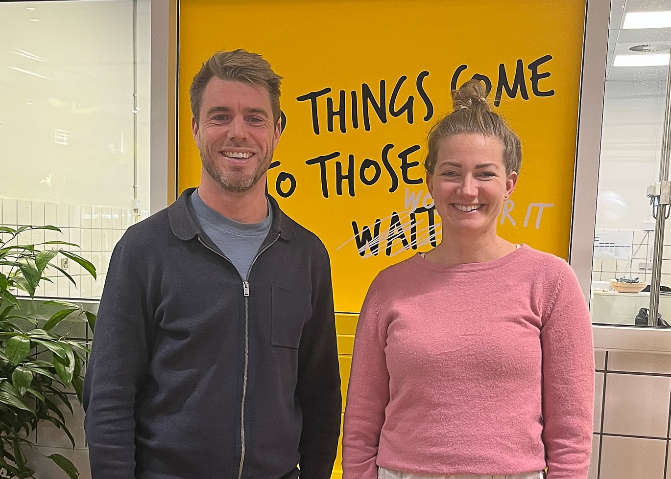 Ida Grønborg og Mads Skak Petersen fra startuppen Cacta med rod på Aarhus Universitet