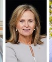 Aarhus Universitets 5 æresdoktorer 2023. Fra venstre: Professor Ann Phoenix (Arts), Højesteretsdommer Jørgen Steen Sørensen (Aarhus BSS), Professor Sharon Lewin (Health), Professor Anthony J. Ryan (Nat) og Professor Anne S. Kiremidjian (Tech)