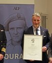 Skipper Torben Vang sammen med bl.a. Kronprins Frederik
