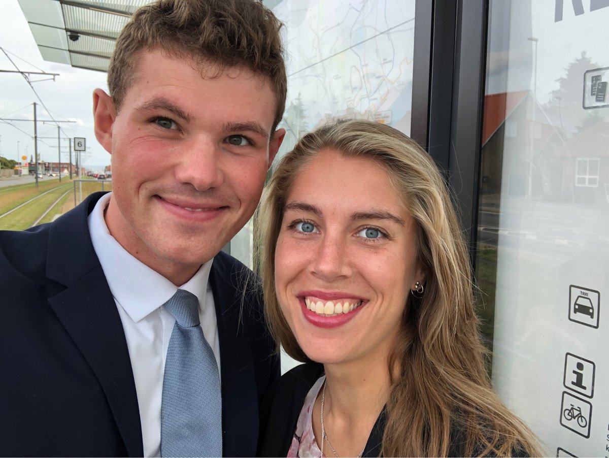 Anders Winnerskjold med sin hustru Ane Edslev Andersen, 