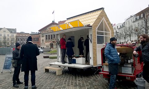 AUtoCampus på besøg på Storetorv, Aarhus midtby