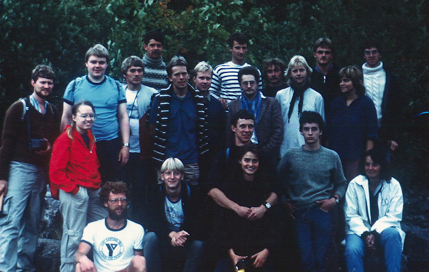 Skipper Torben Vang på ekskursion i 1984.